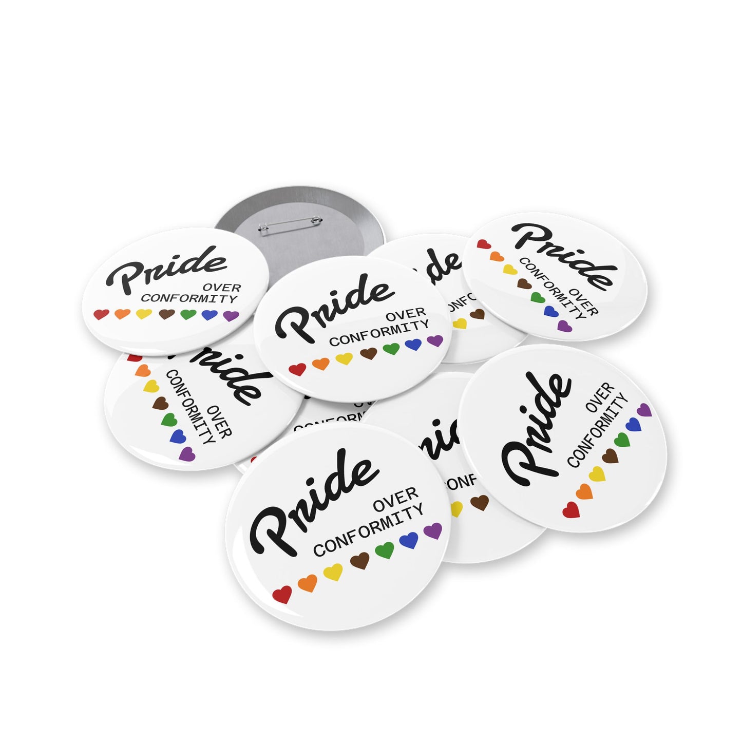 Pride Over Conformity — Round Pin