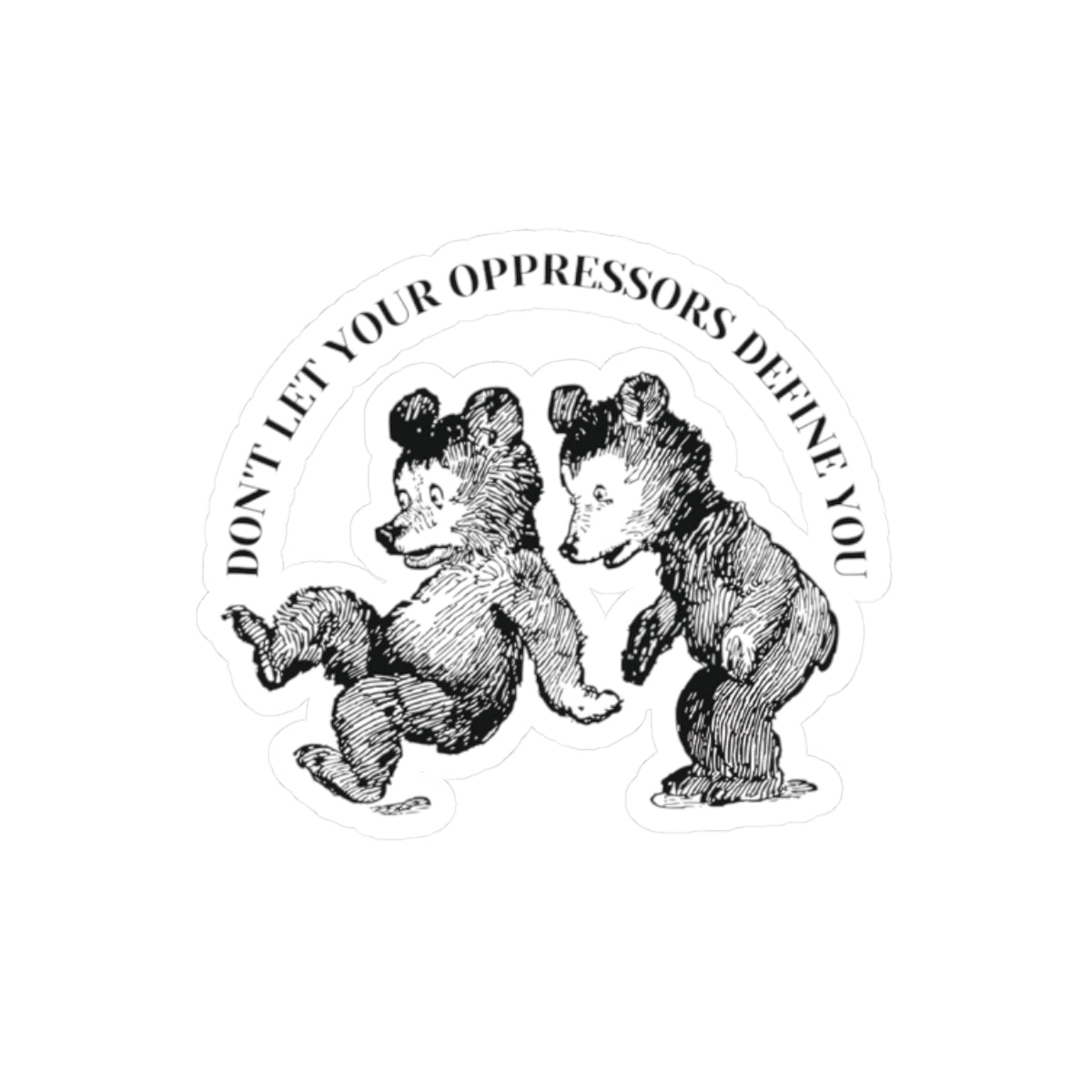 Cautious Care Bears - Stickers