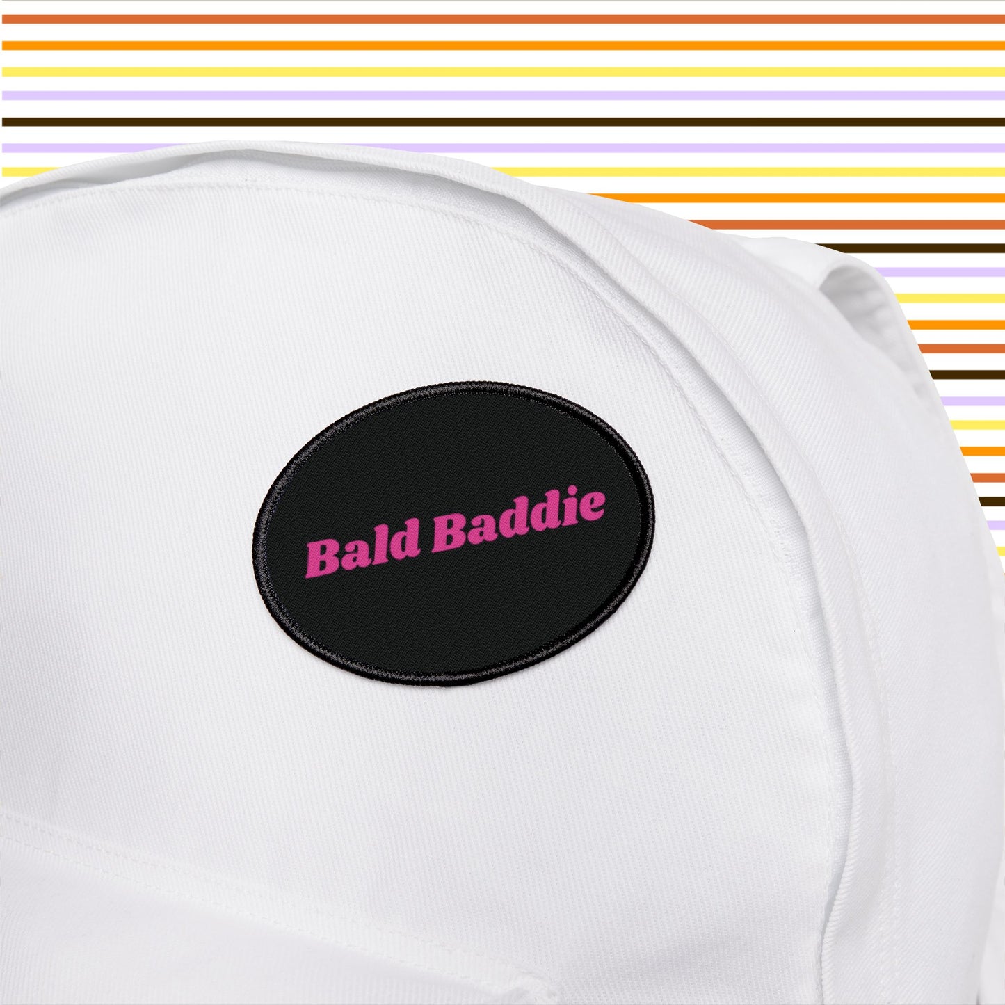 Bald Baddie - Iron-On Patch
