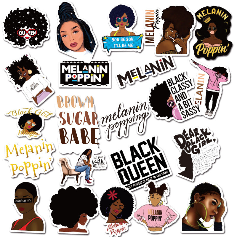 Inspirational Black Girl Sticker