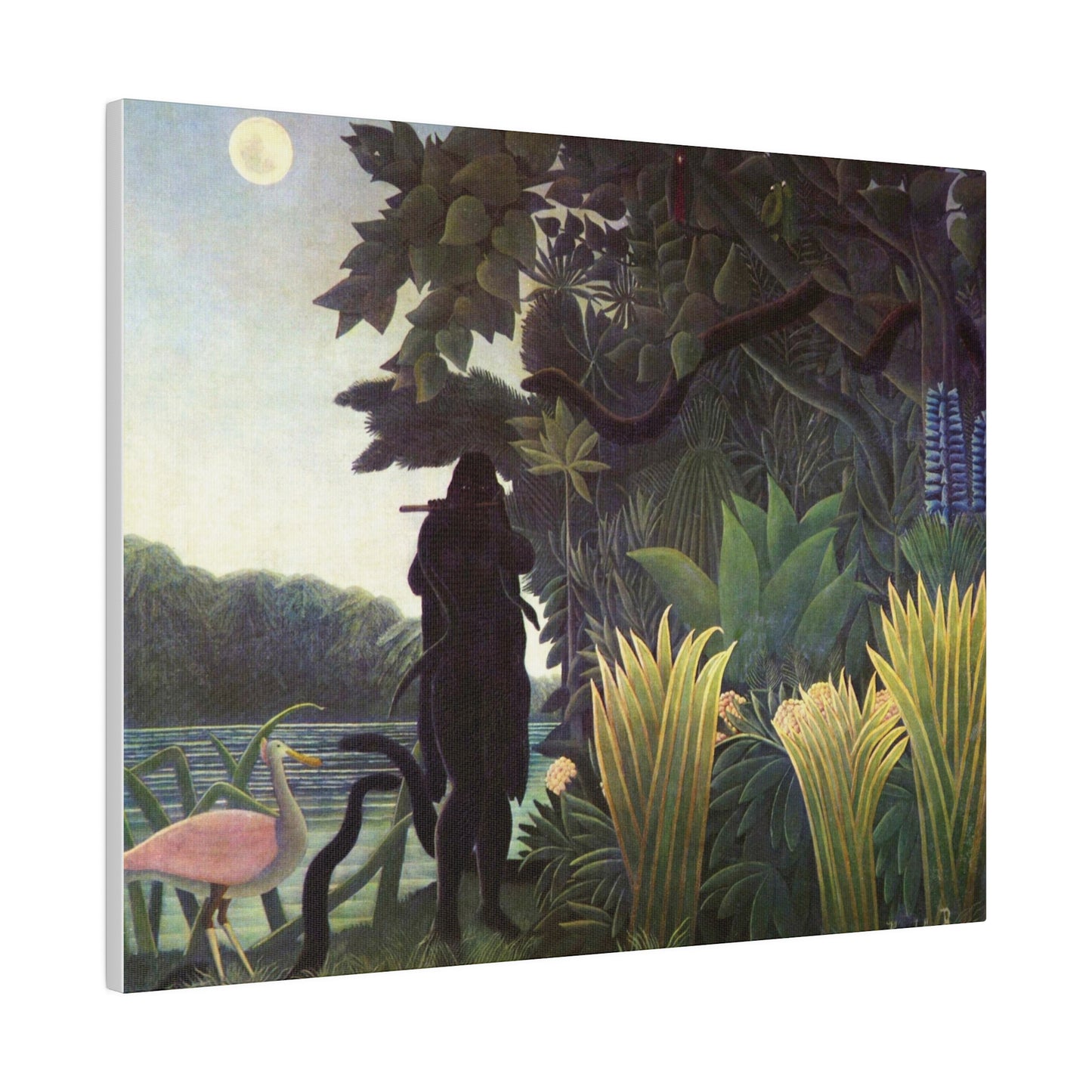 The Snake Charmer by Henri Rousseau (1907) Matte Canvas, Stretched, 0.75"