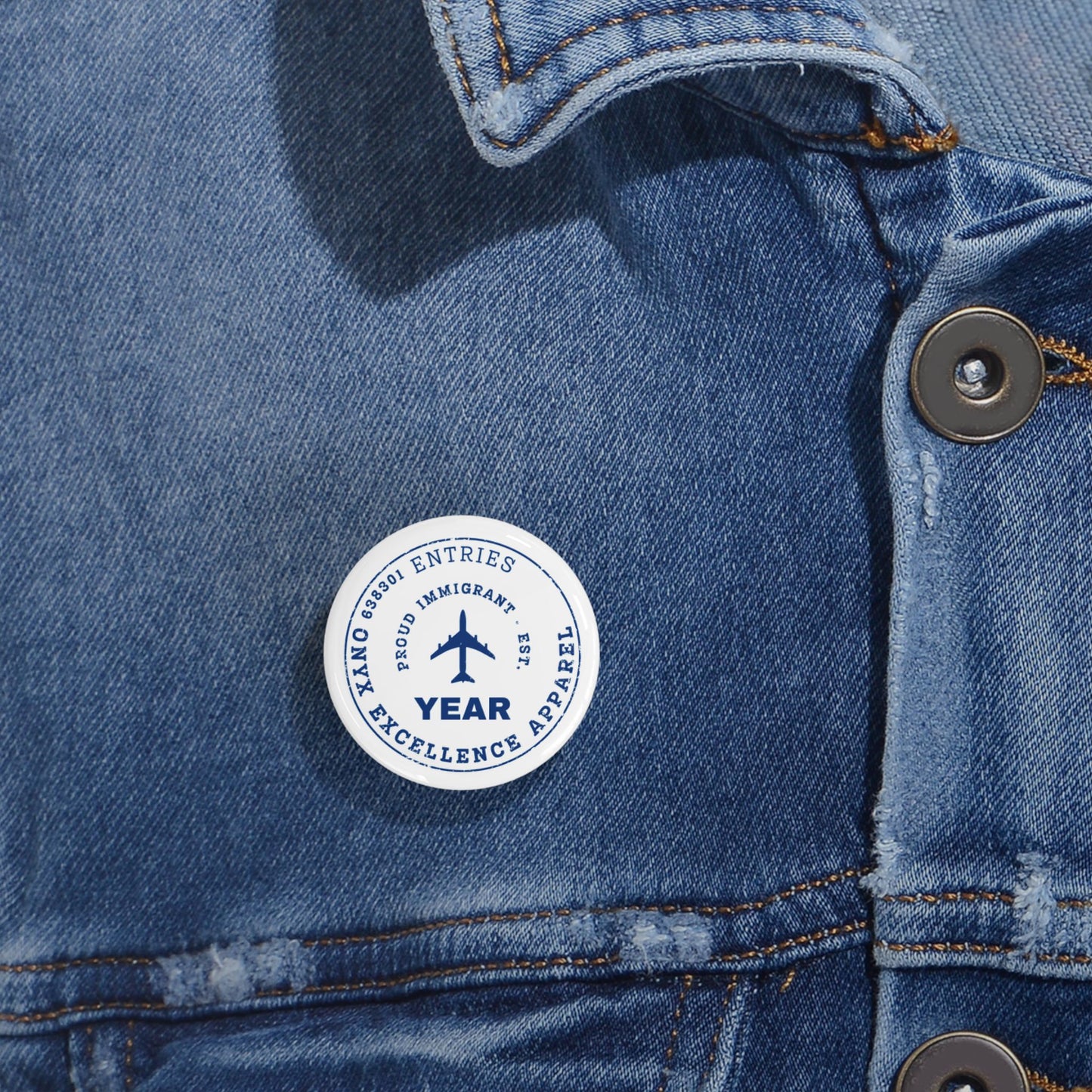 Proud Immigrant - Round Pin