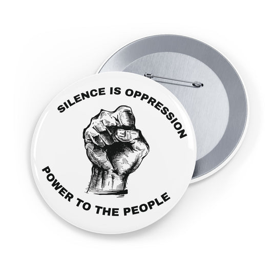 Power To The People - Round Pin