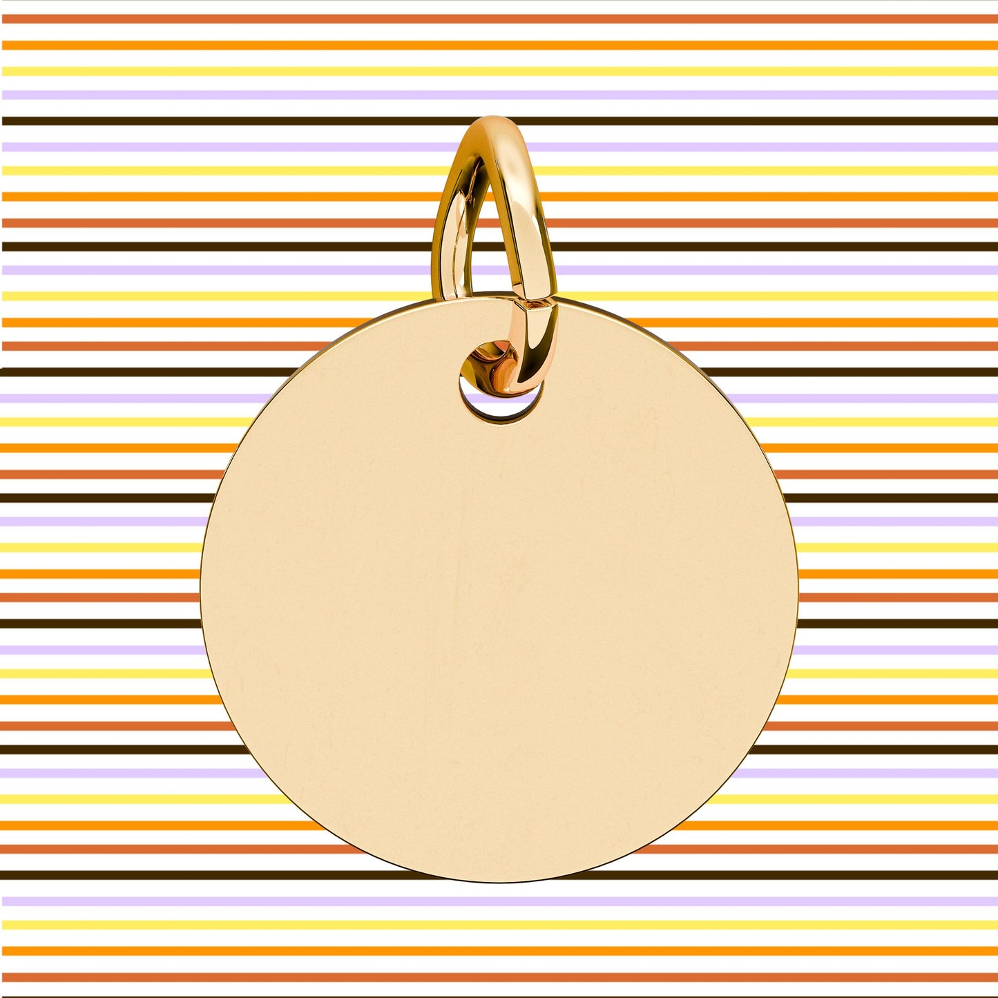 Personalizable Birthstone Circle Charm