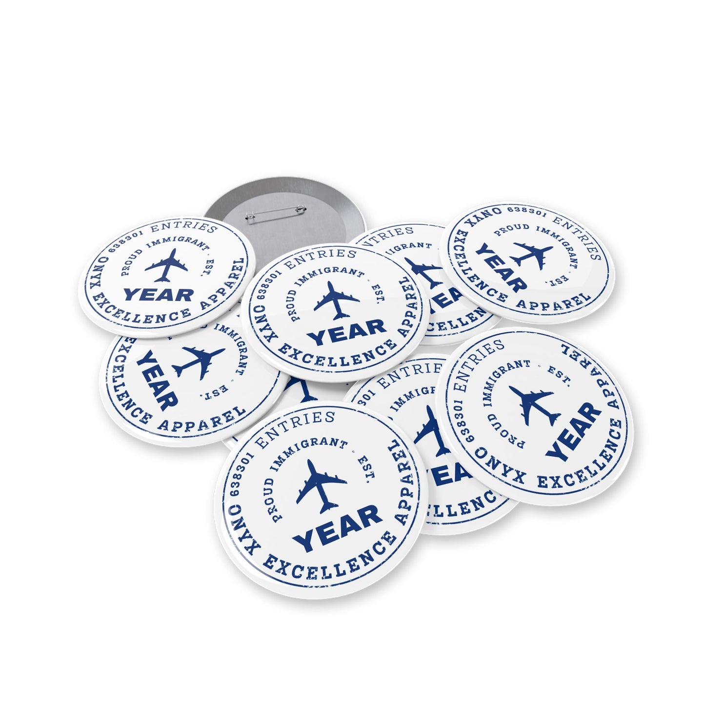 Proud Immigrant - Round Pin
