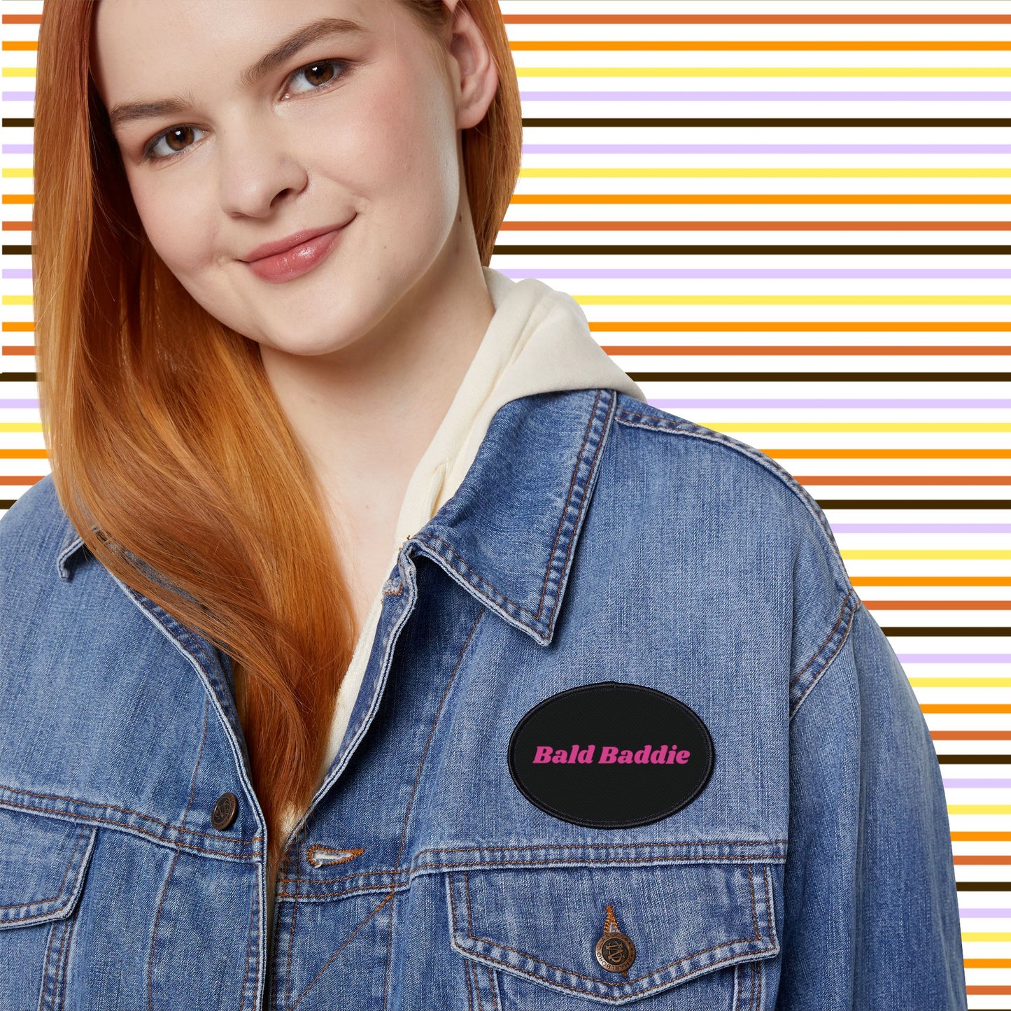 Bald Baddie - Iron-On Patch