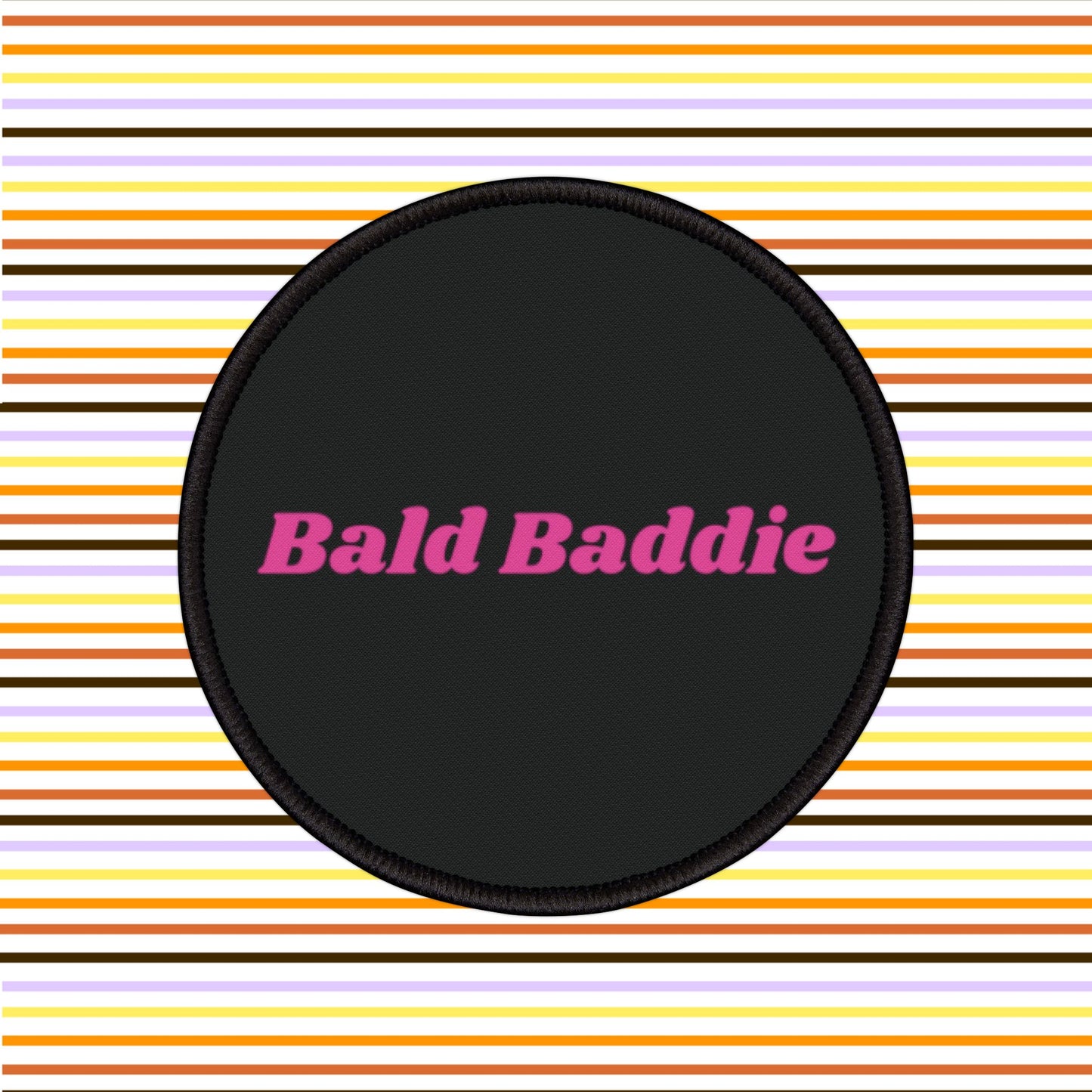 Bald Baddie - Iron-On Patch