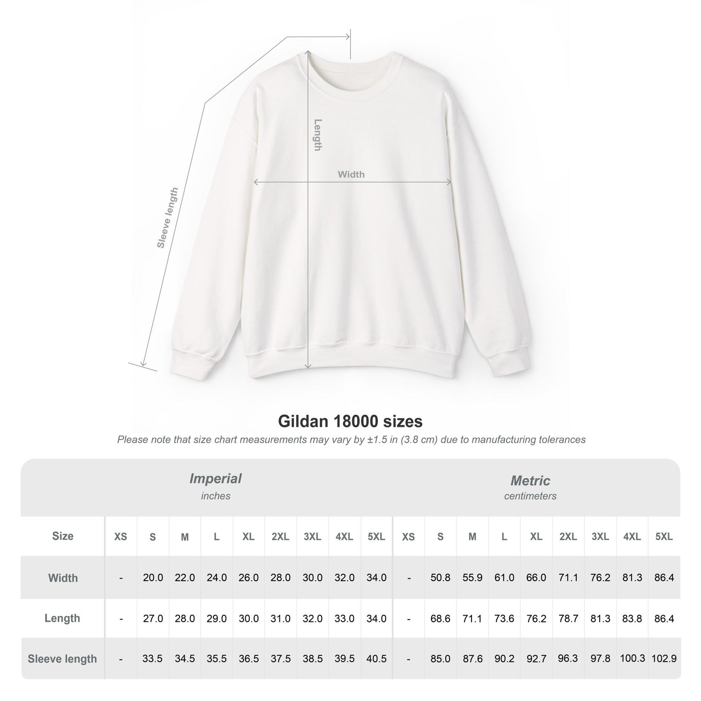 Personalizable Unisex Crewneck Sweatshirt