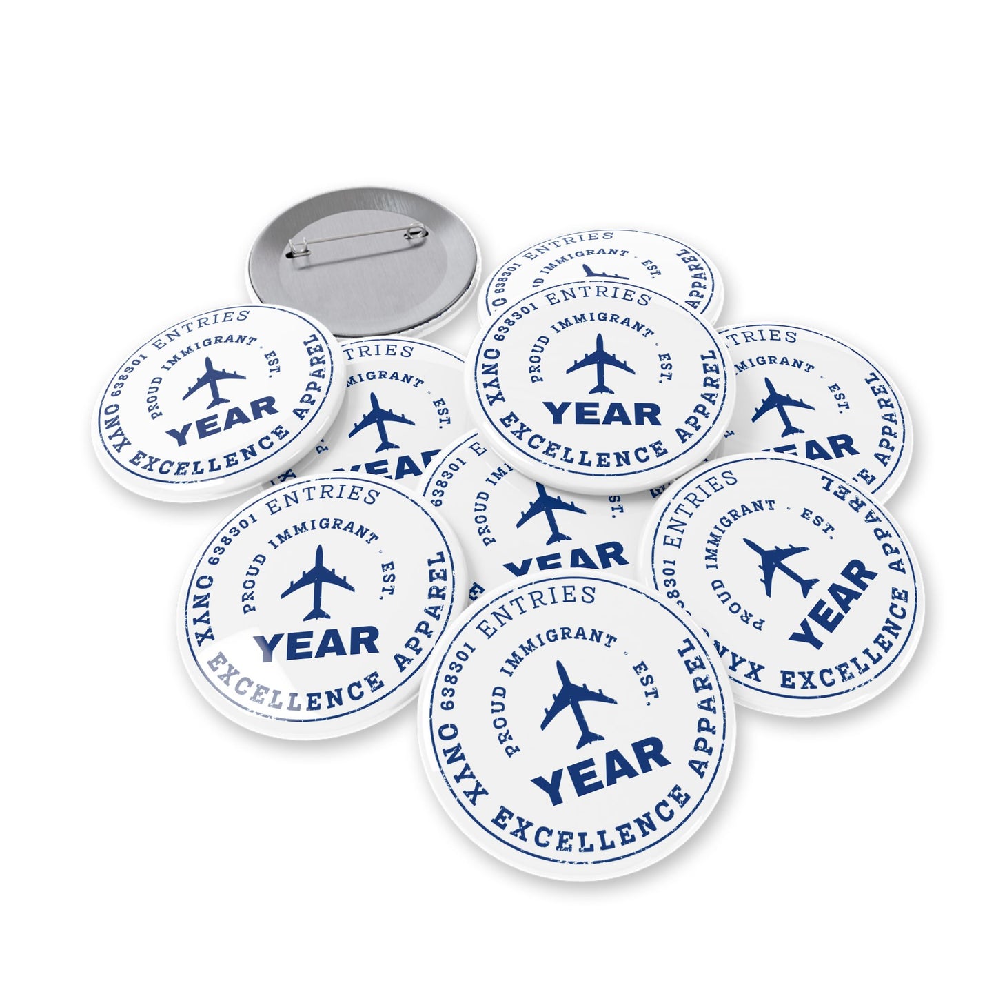 Proud Immigrant - Round Pin
