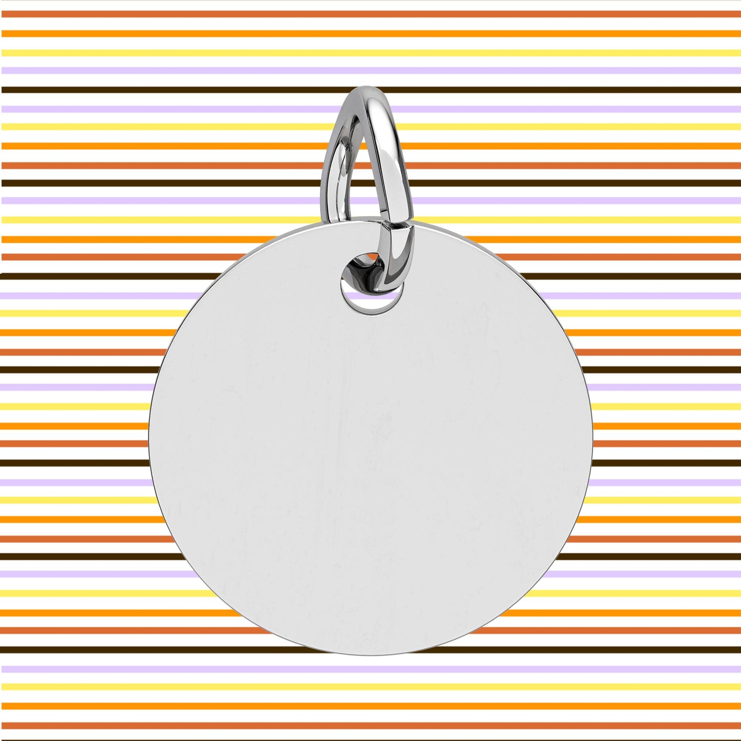 Personalizable Birthstone Circle Charm