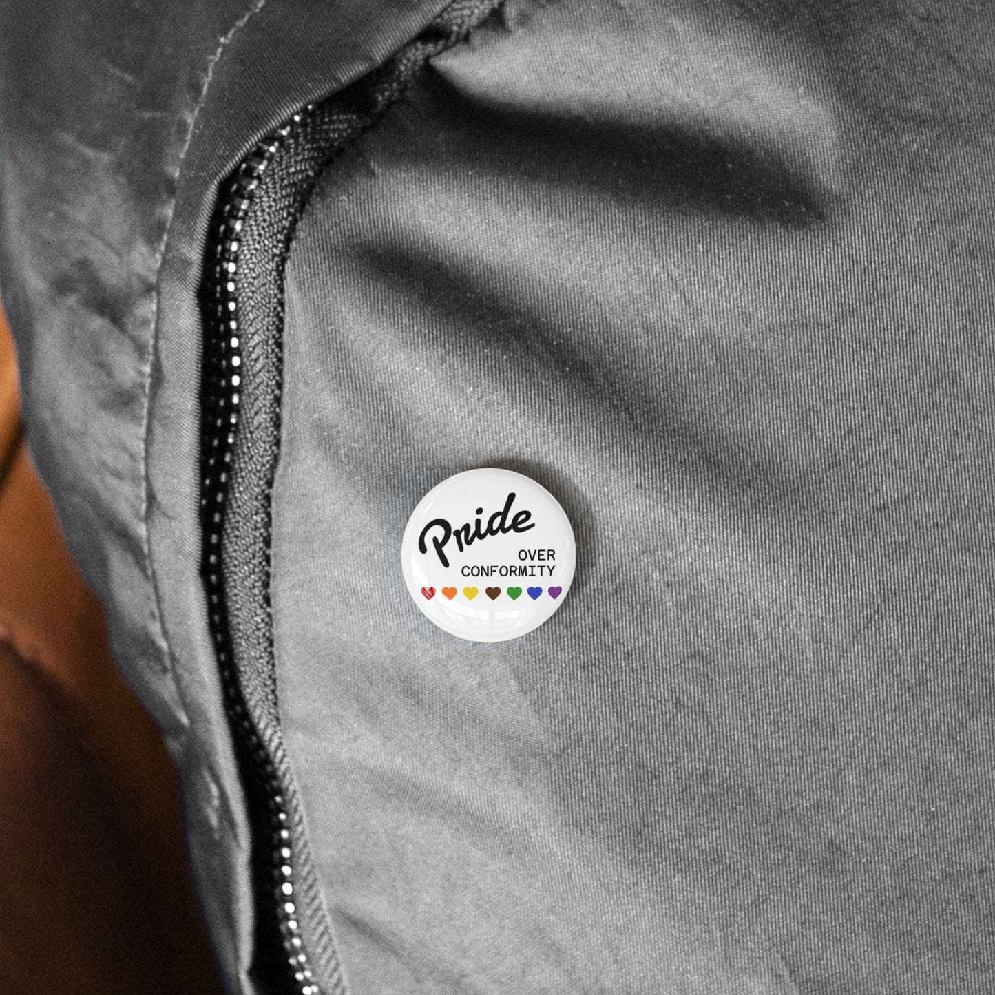 Pride Over Conformity — Round Pin