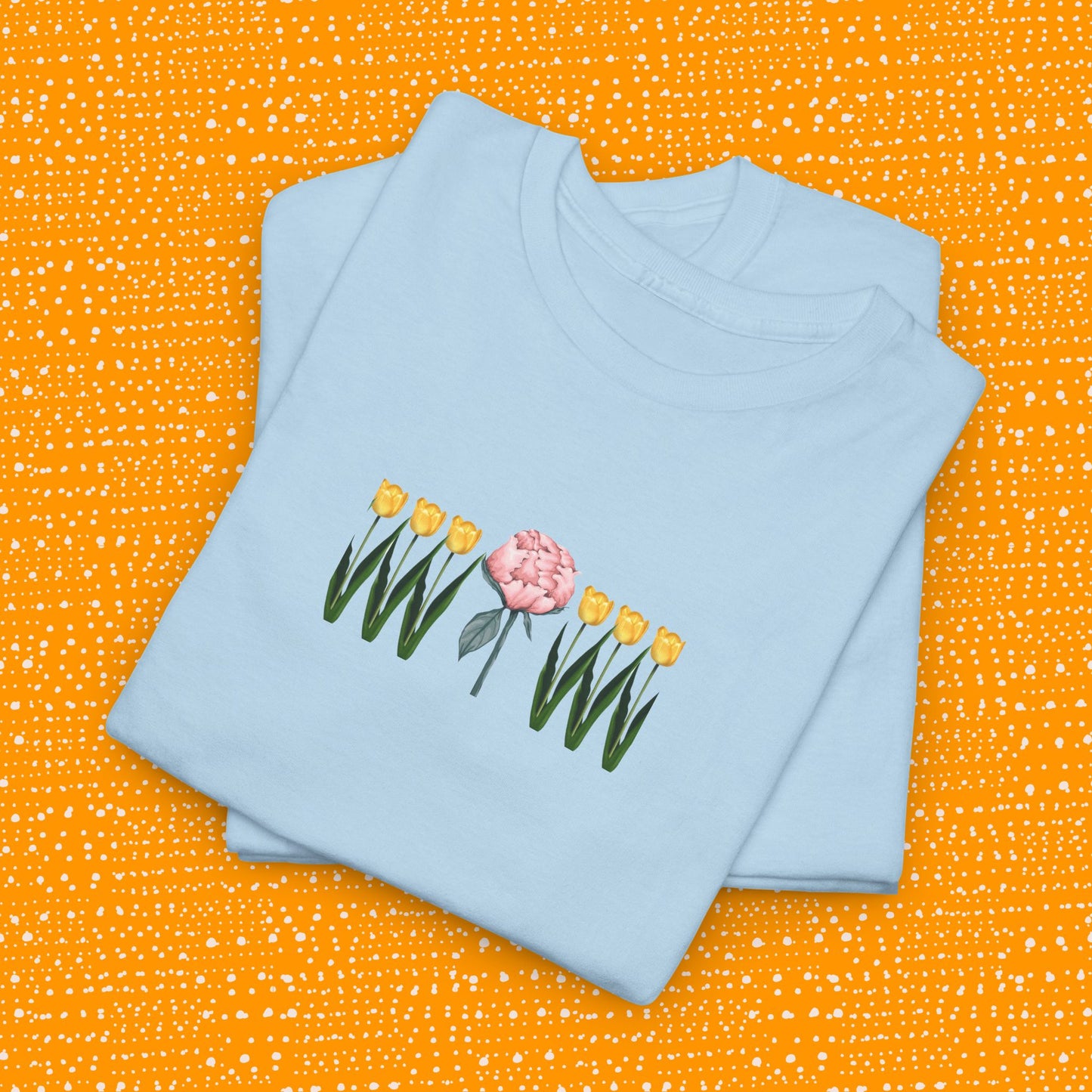 A Peony In A Tulip Garden - Tee