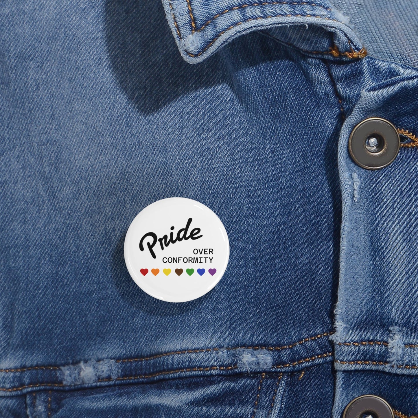 Pride Over Conformity — Round Pin