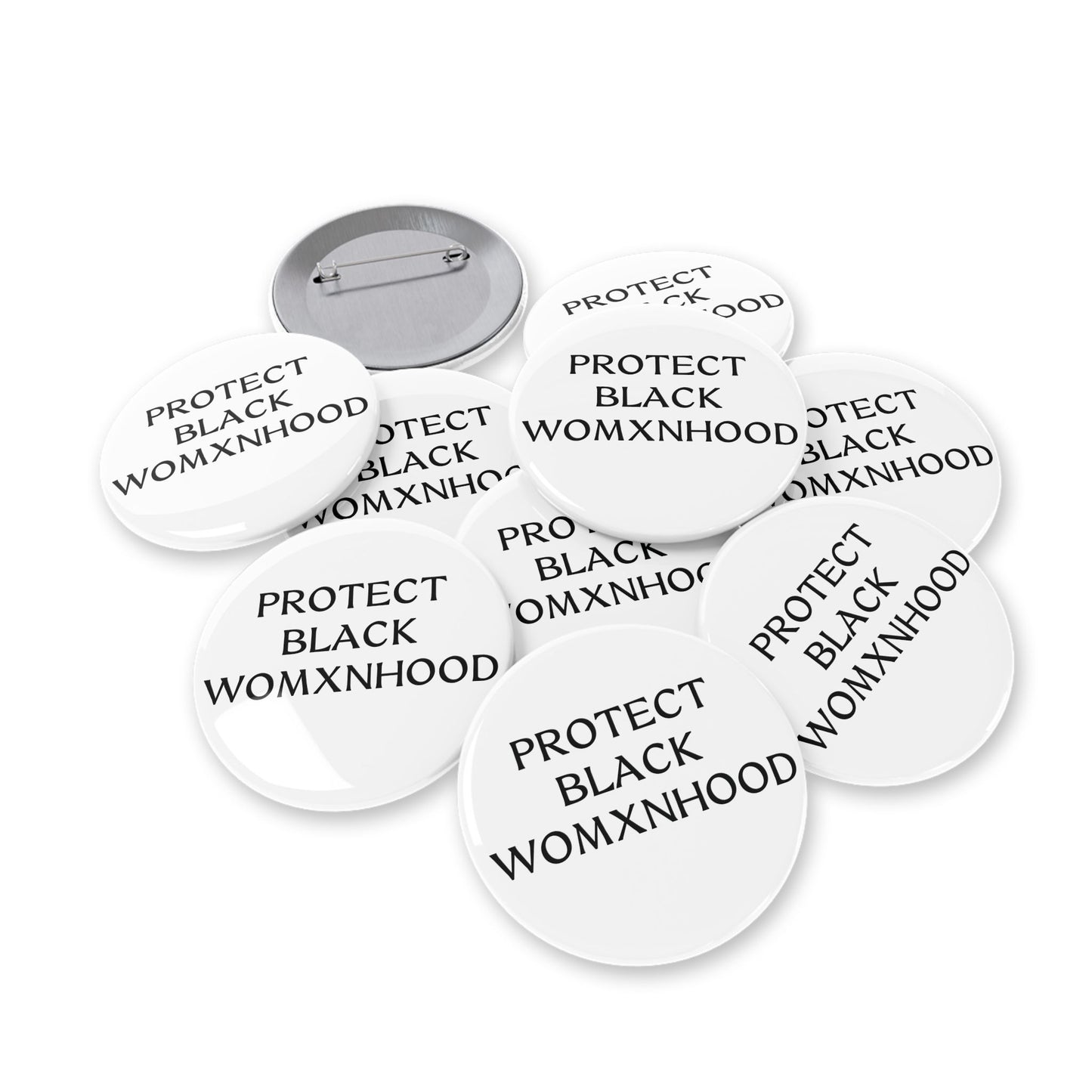 Protect Black Womxnhood - Round Pin