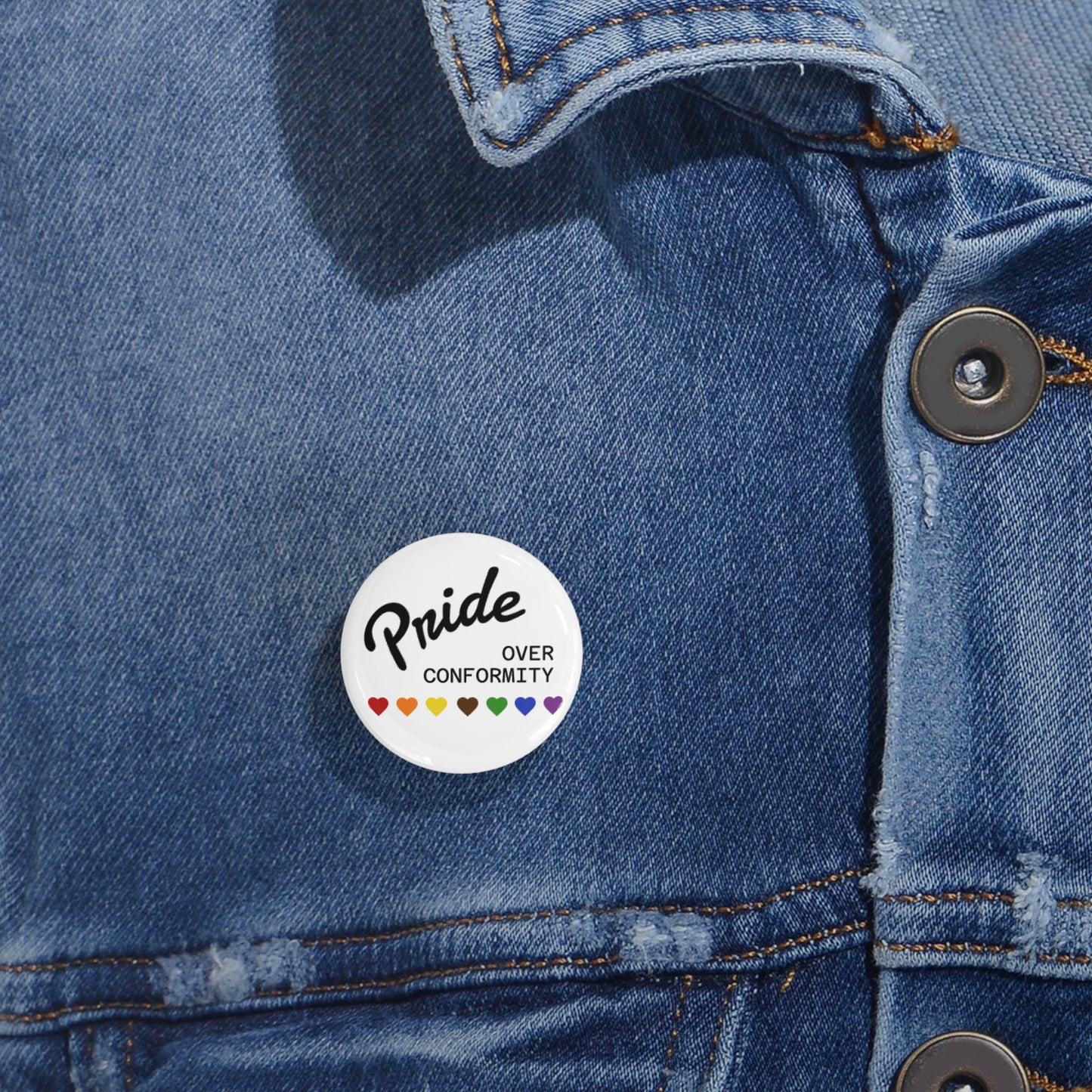 Pride Over Conformity — Round Pin