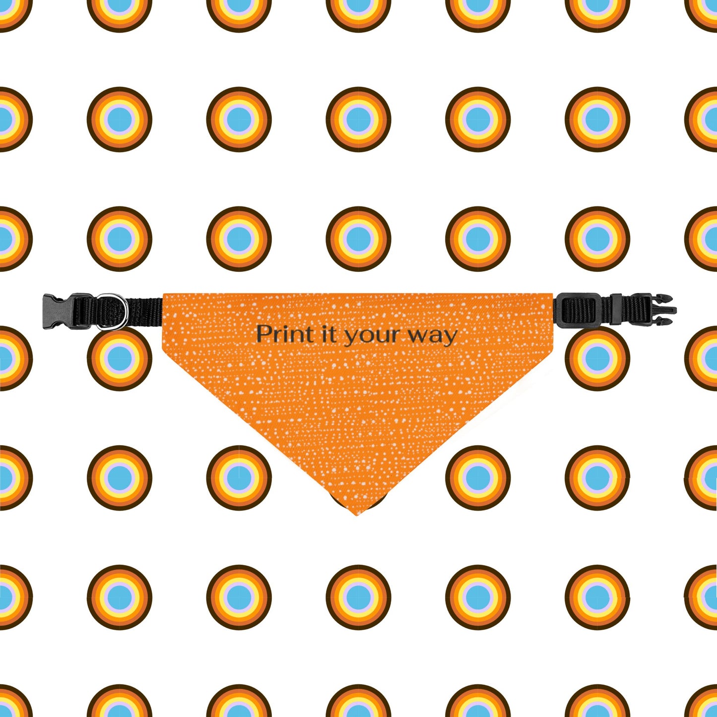 Personalizable Clip-On Pet Bandana