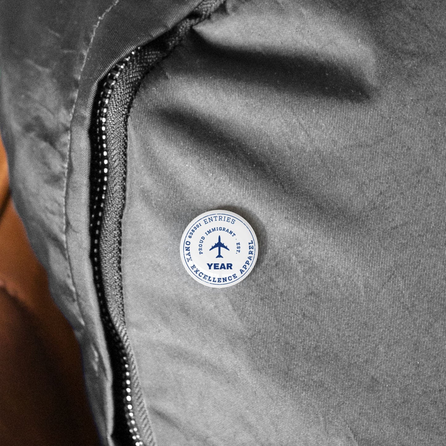 Proud Immigrant - Round Pin