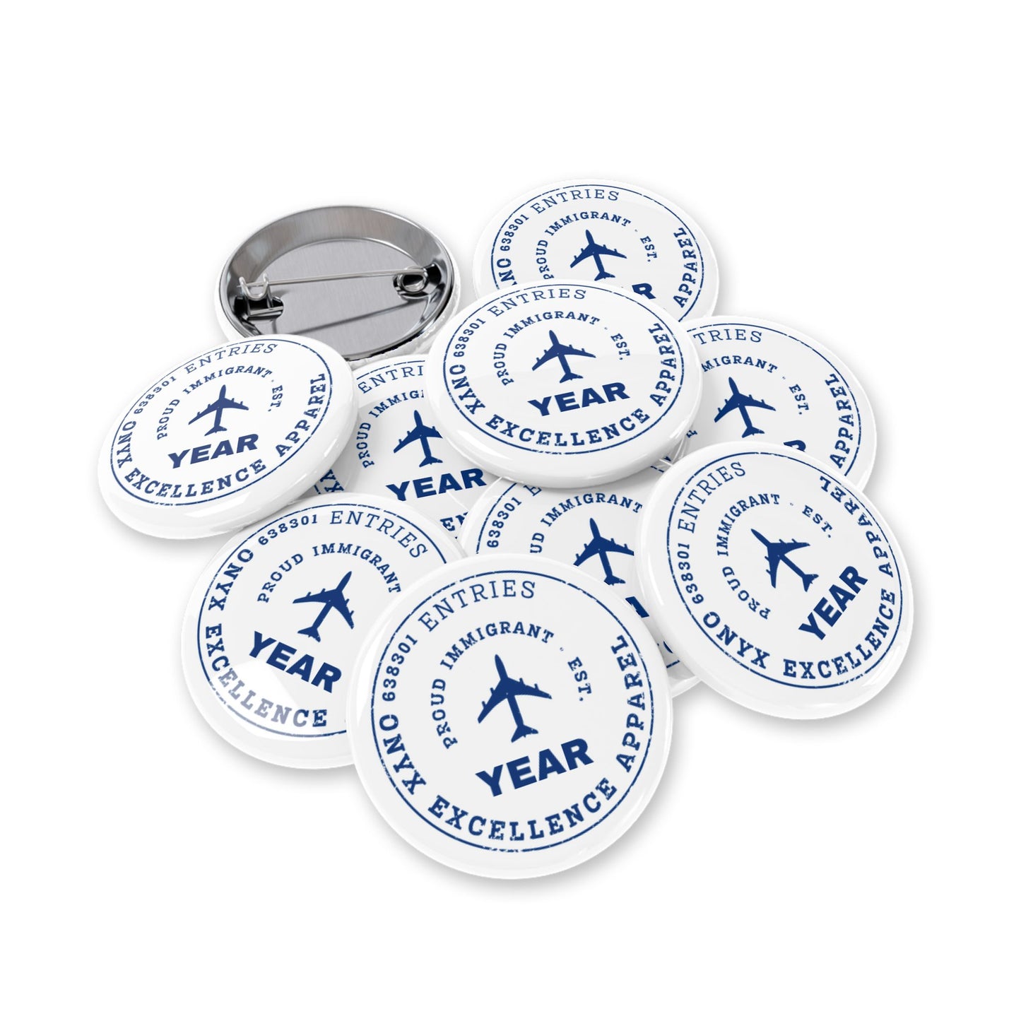 Proud Immigrant - Round Pin