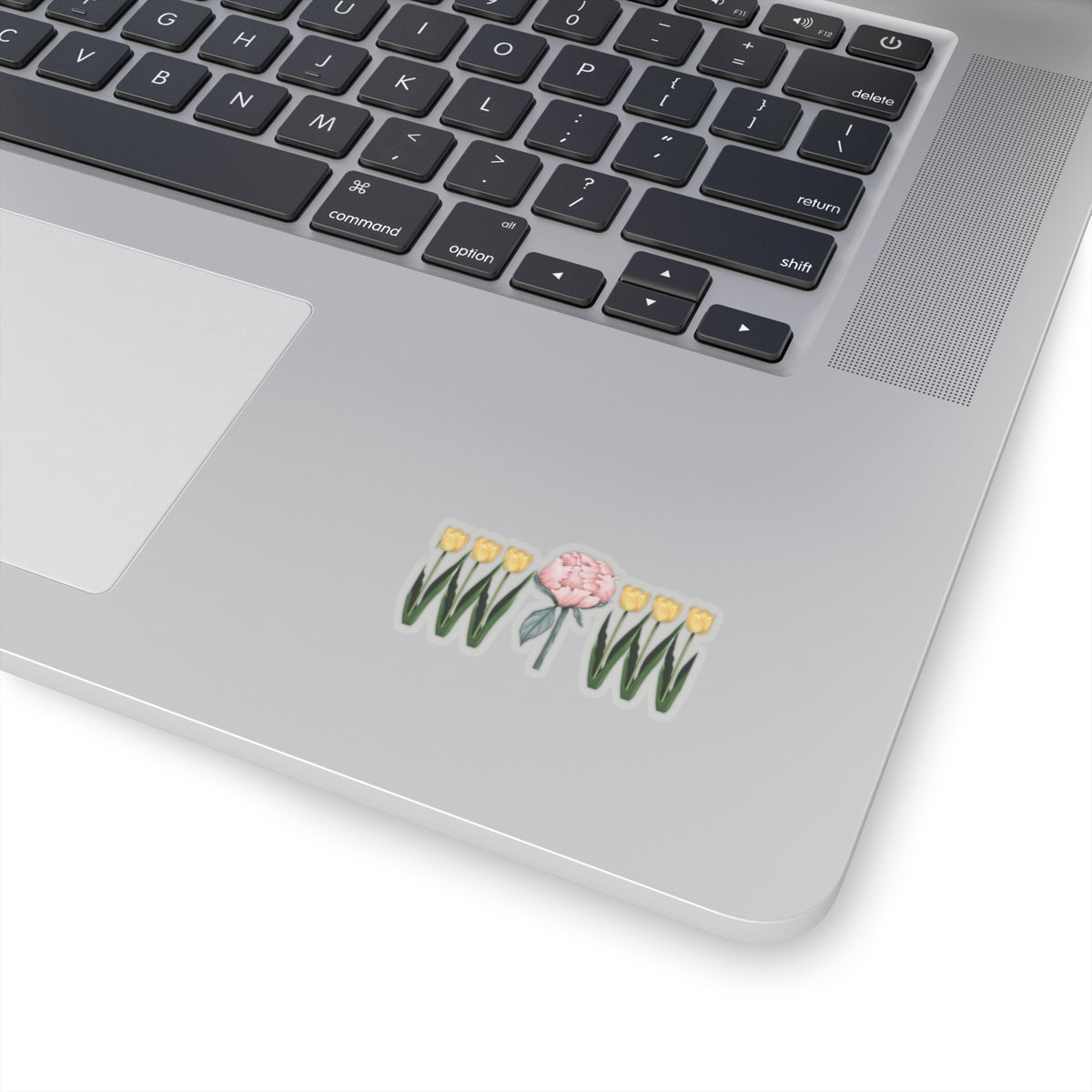 A Peony In A Tulip Garden — Stickers