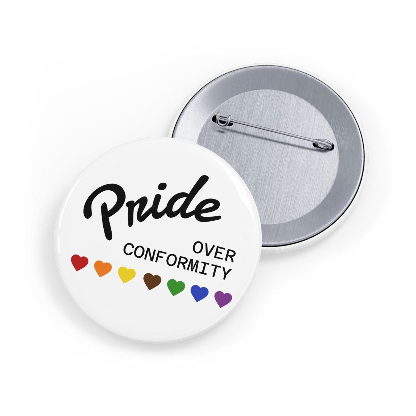 Pride Over Conformity — Round Pin