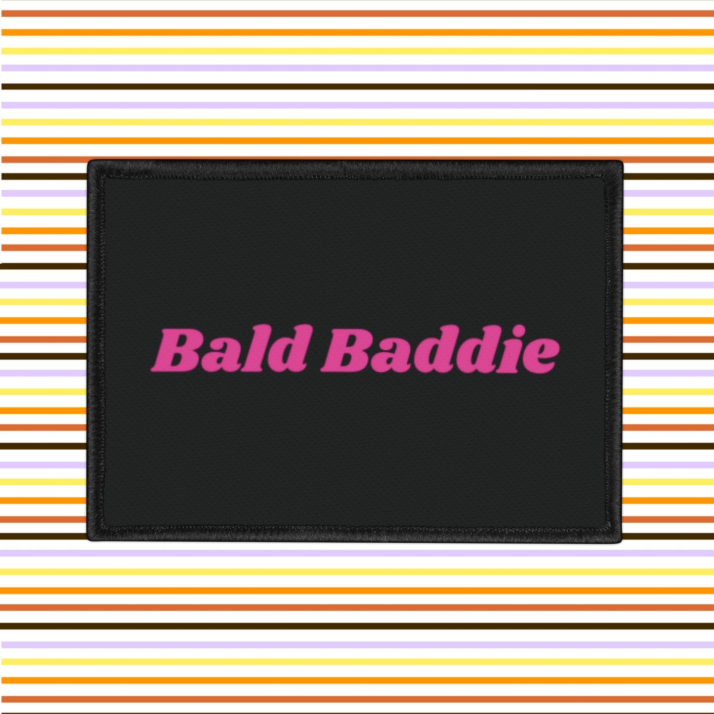 Bald Baddie - Iron-On Patch