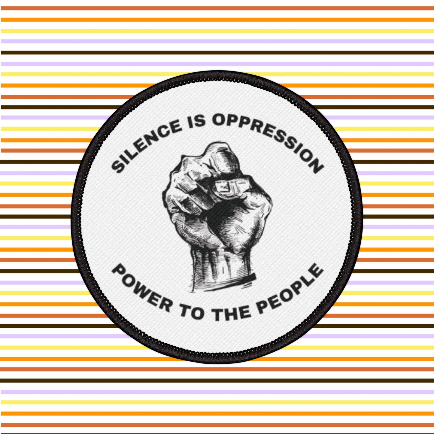Power To The People - Iron-On Patch