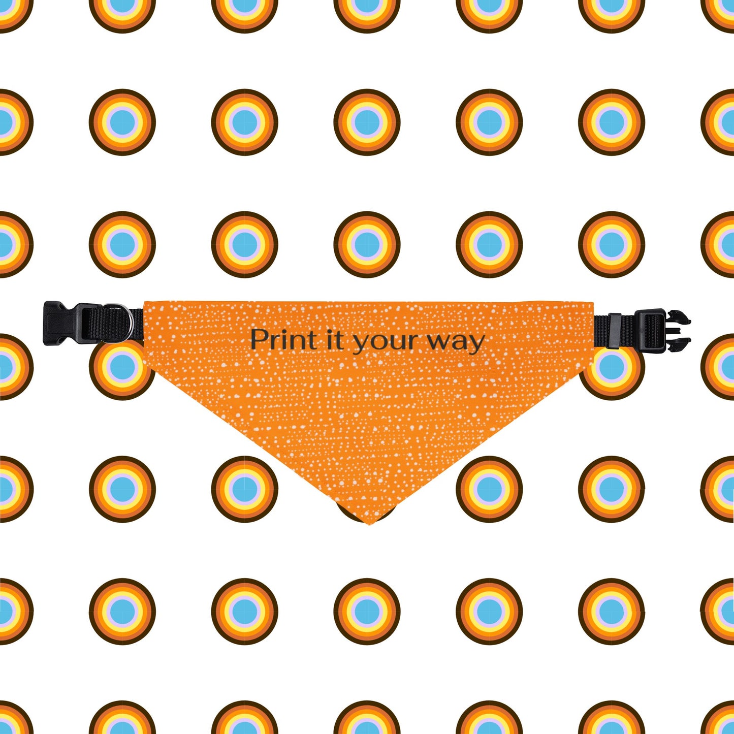 Personalizable Clip-On Pet Bandana