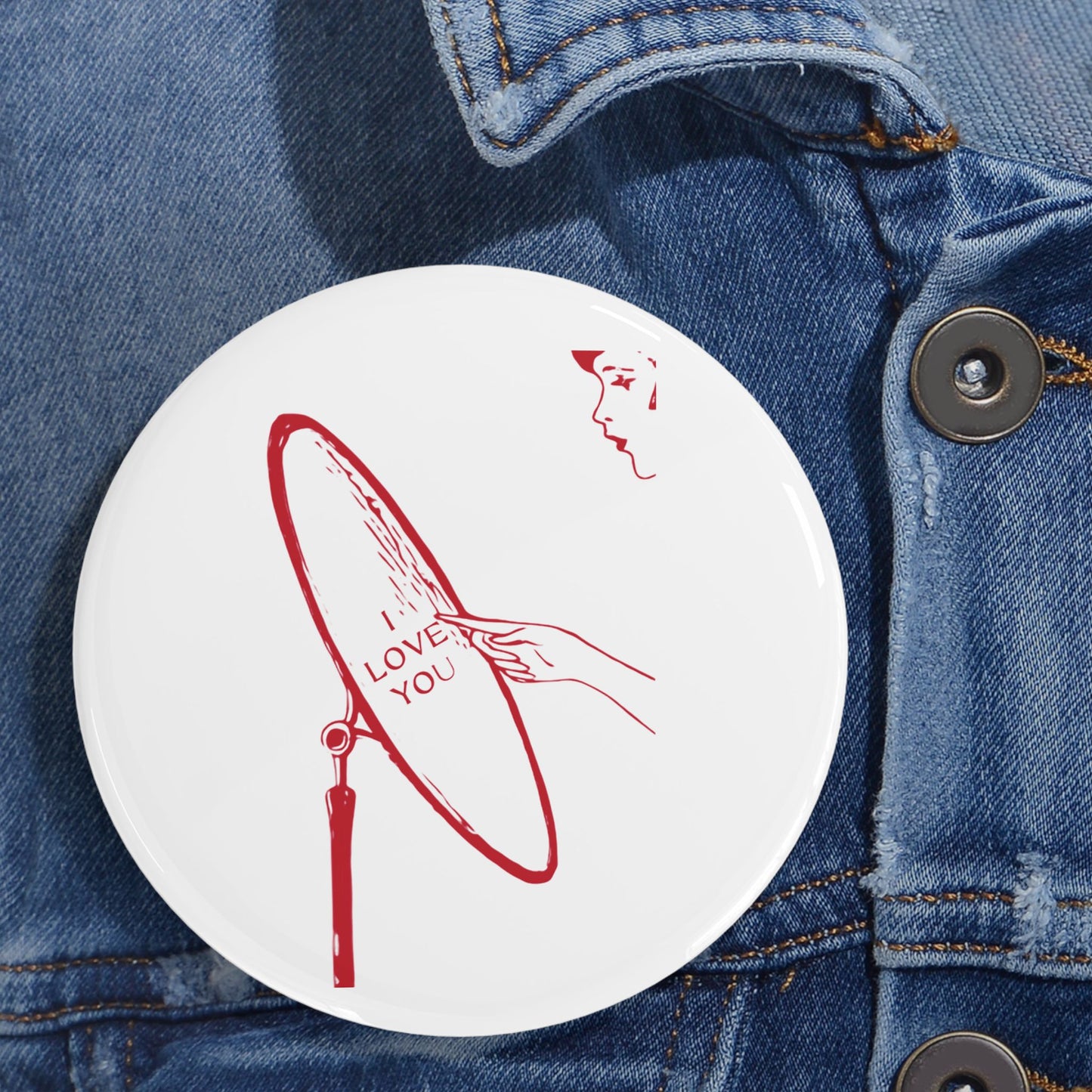 True Love - Round Pin