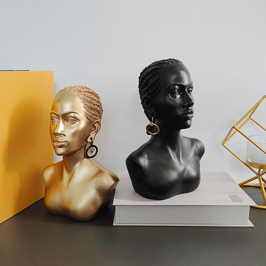 Black Womxn Head Portrait Decor