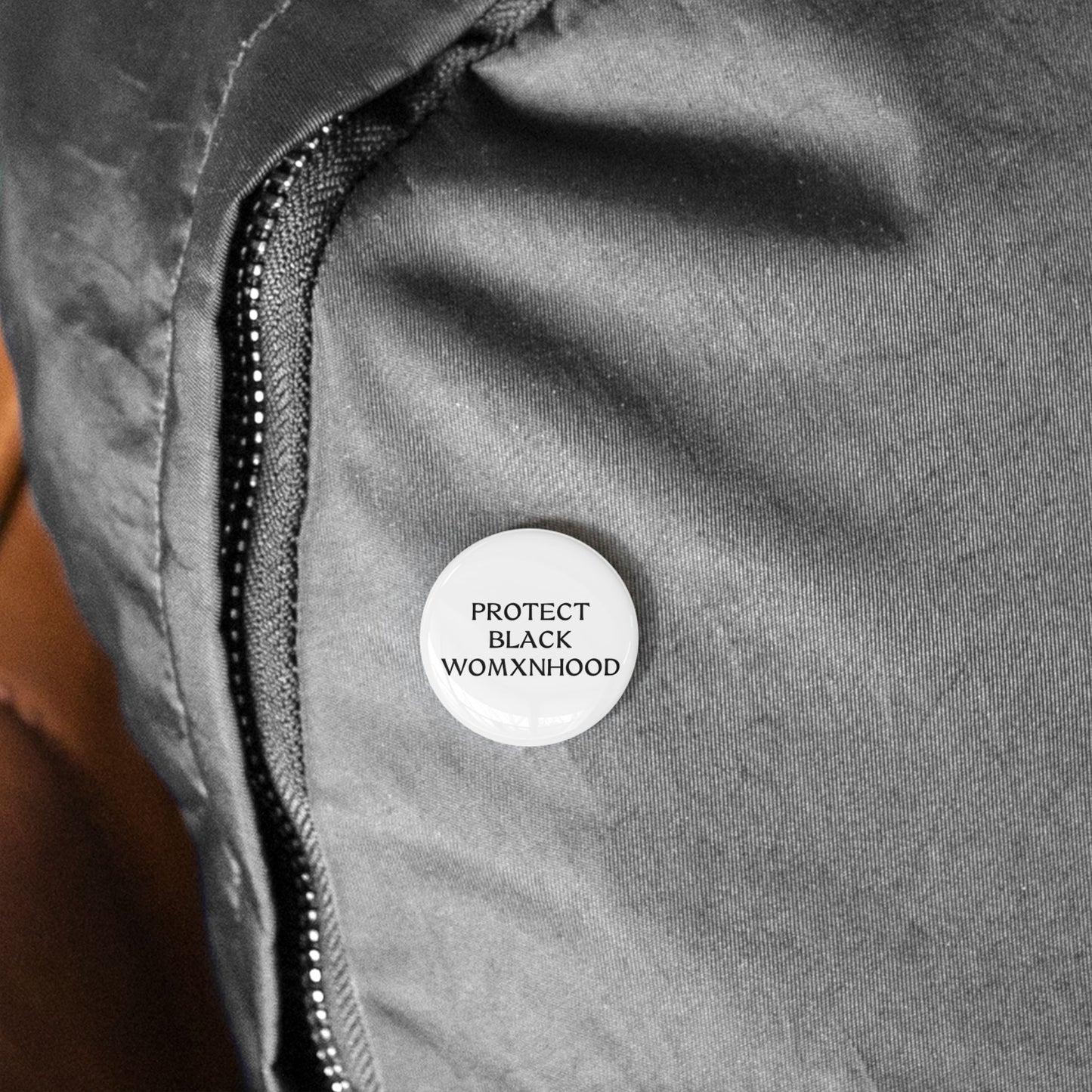 Protect Black Womxnhood - Round Pin