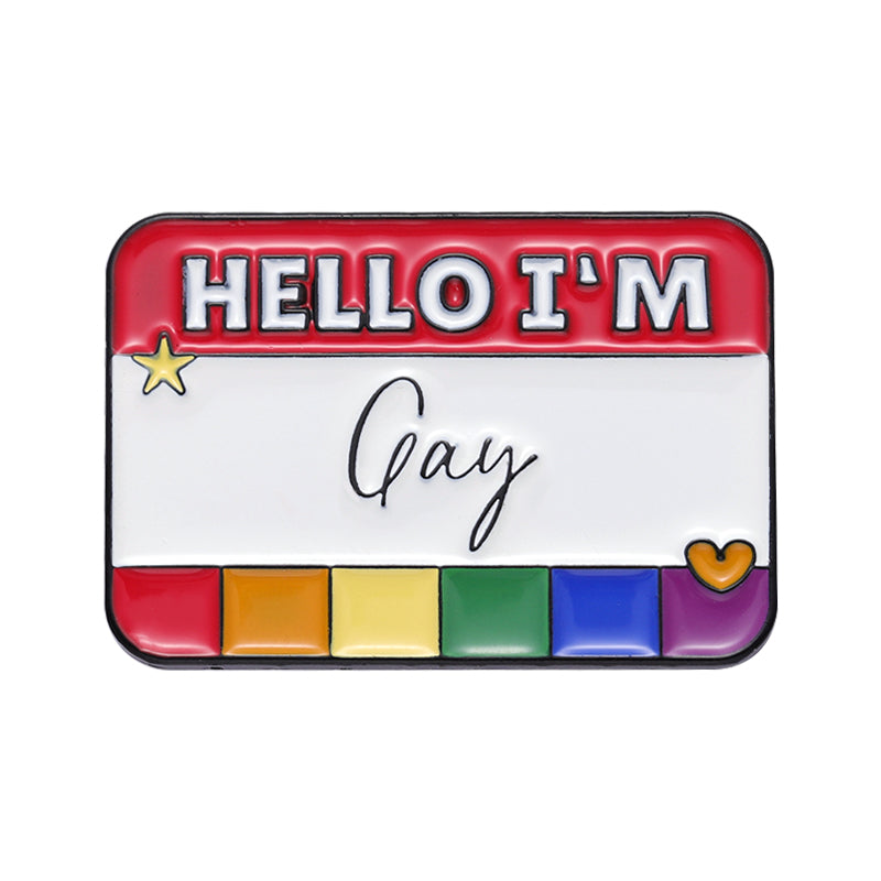 Queer and Here Pins