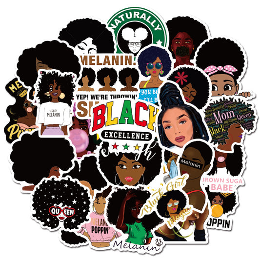 Inspirational Black Girl Sticker