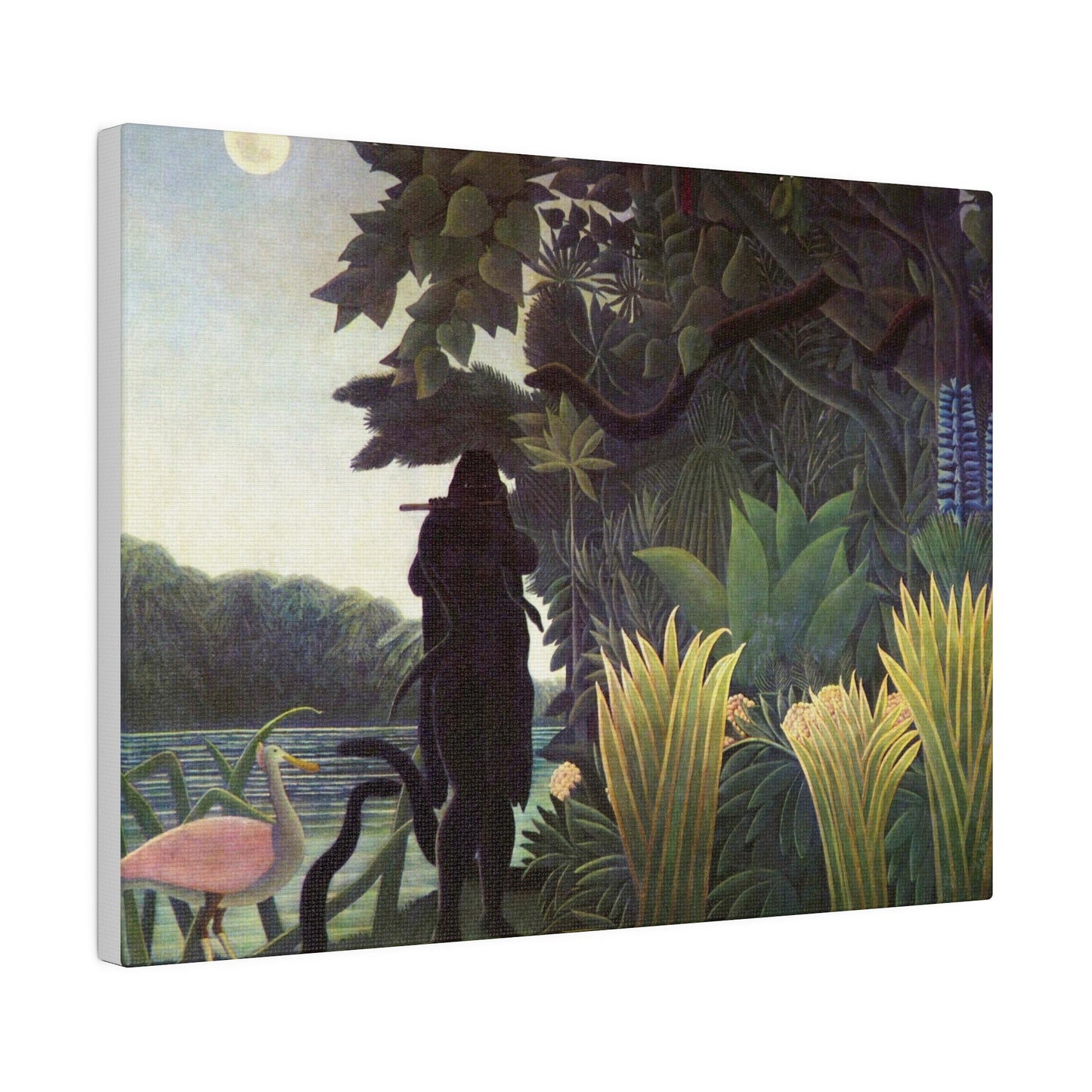 The Snake Charmer by Henri Rousseau (1907) Matte Canvas, Stretched, 0.75"