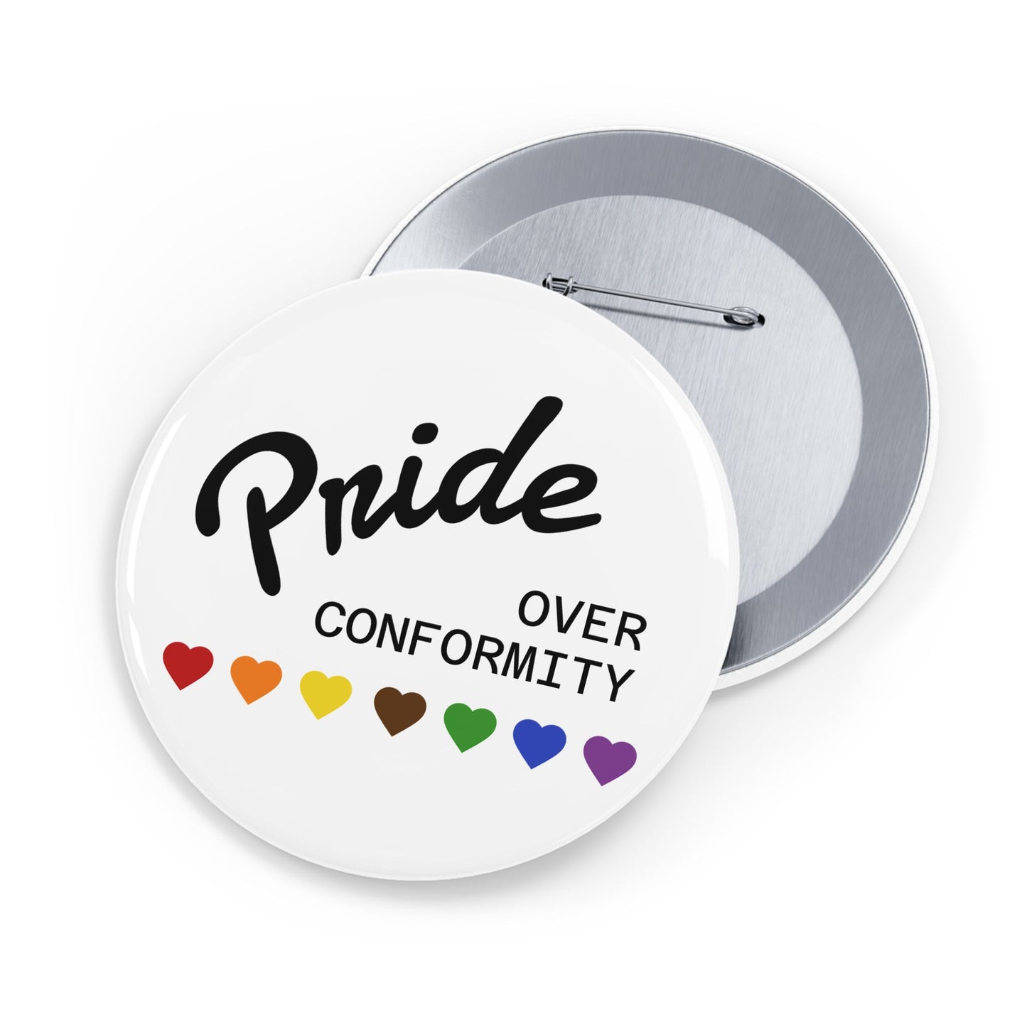 Pride Over Conformity — Round Pin
