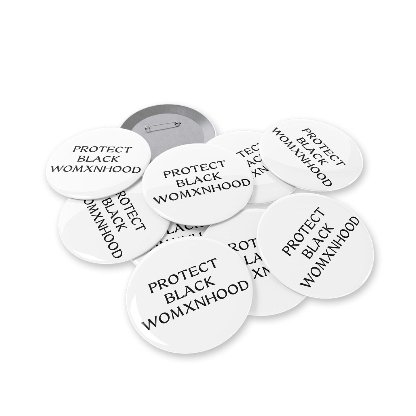Protect Black Womxnhood - Round Pin