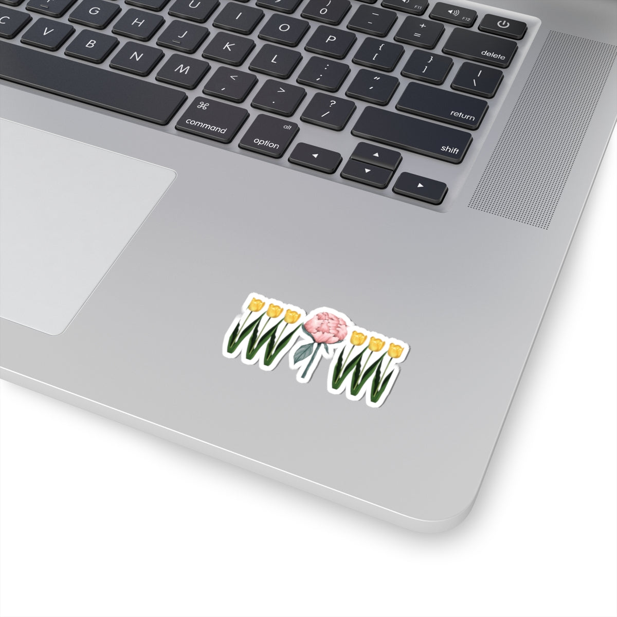 A Peony In A Tulip Garden — Stickers