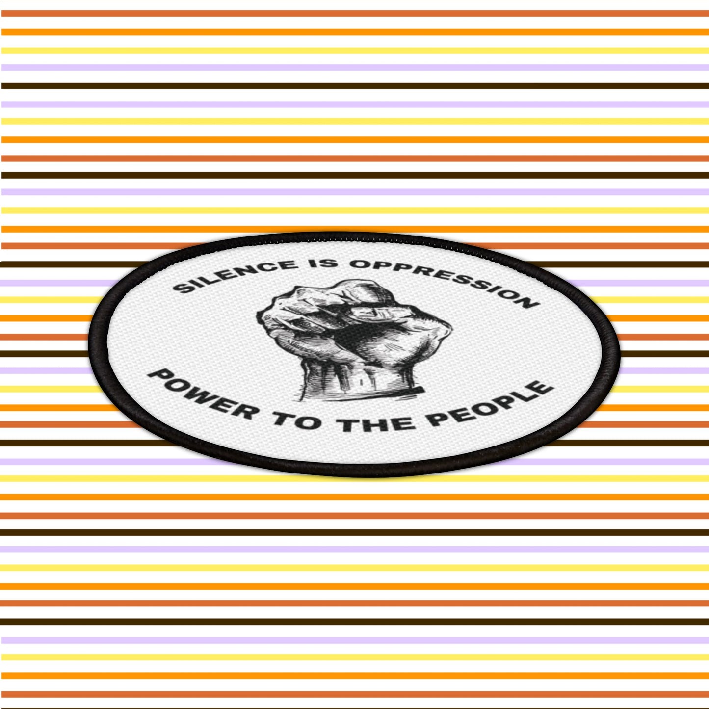 Power To The People - Iron-On Patch