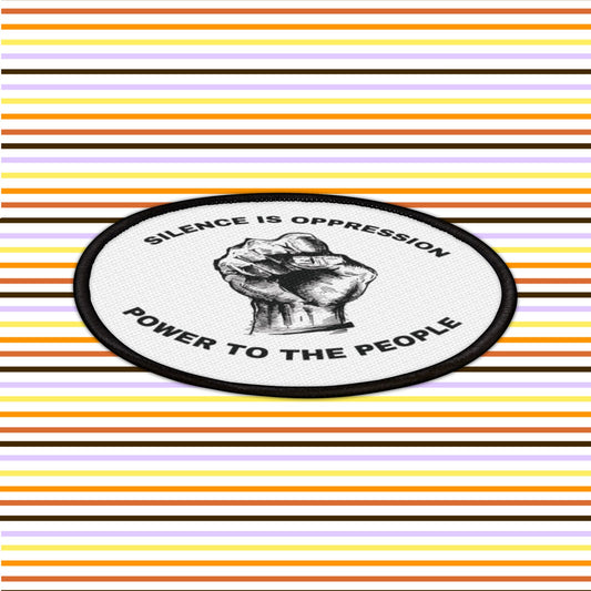 Power To The People - Iron-On Patch