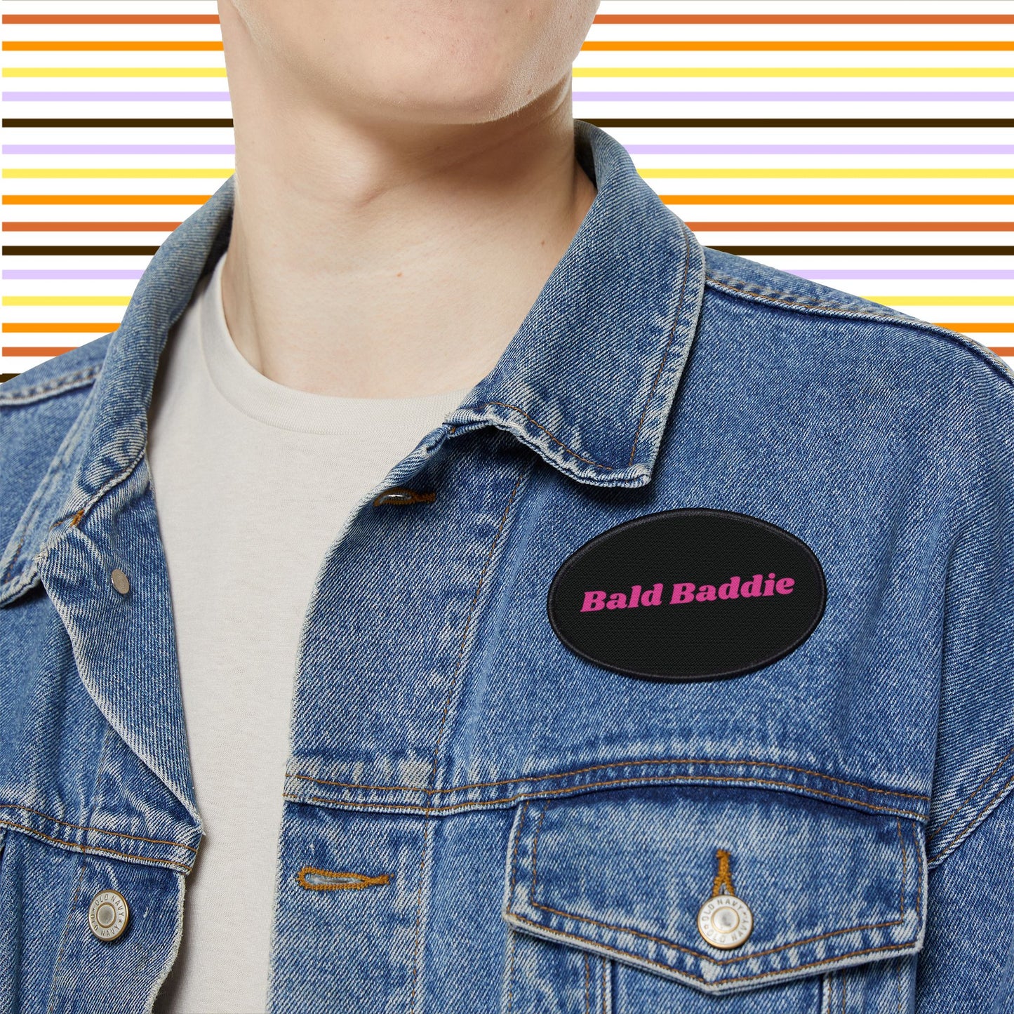 Bald Baddie - Iron-On Patch