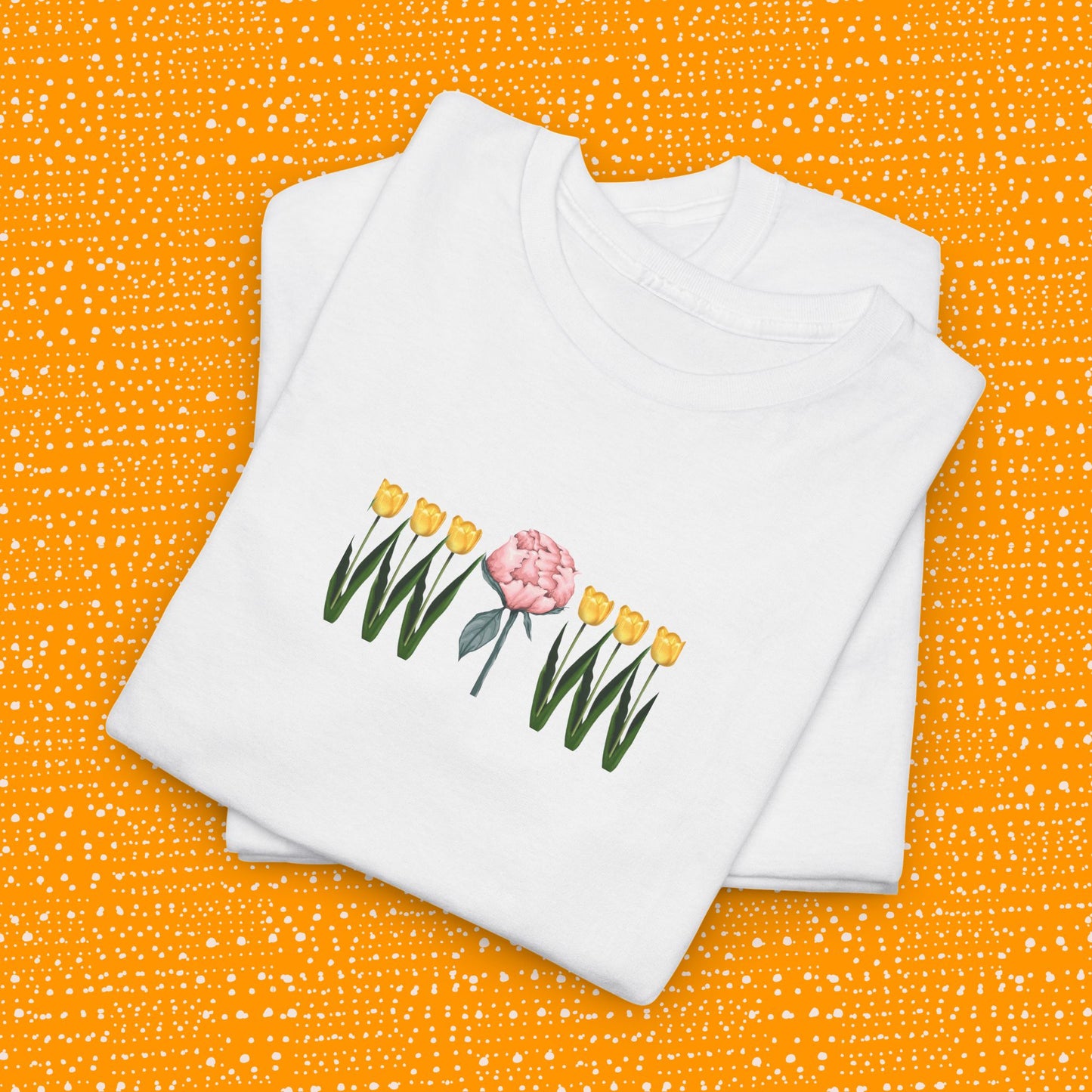 A Peony In A Tulip Garden - Tee