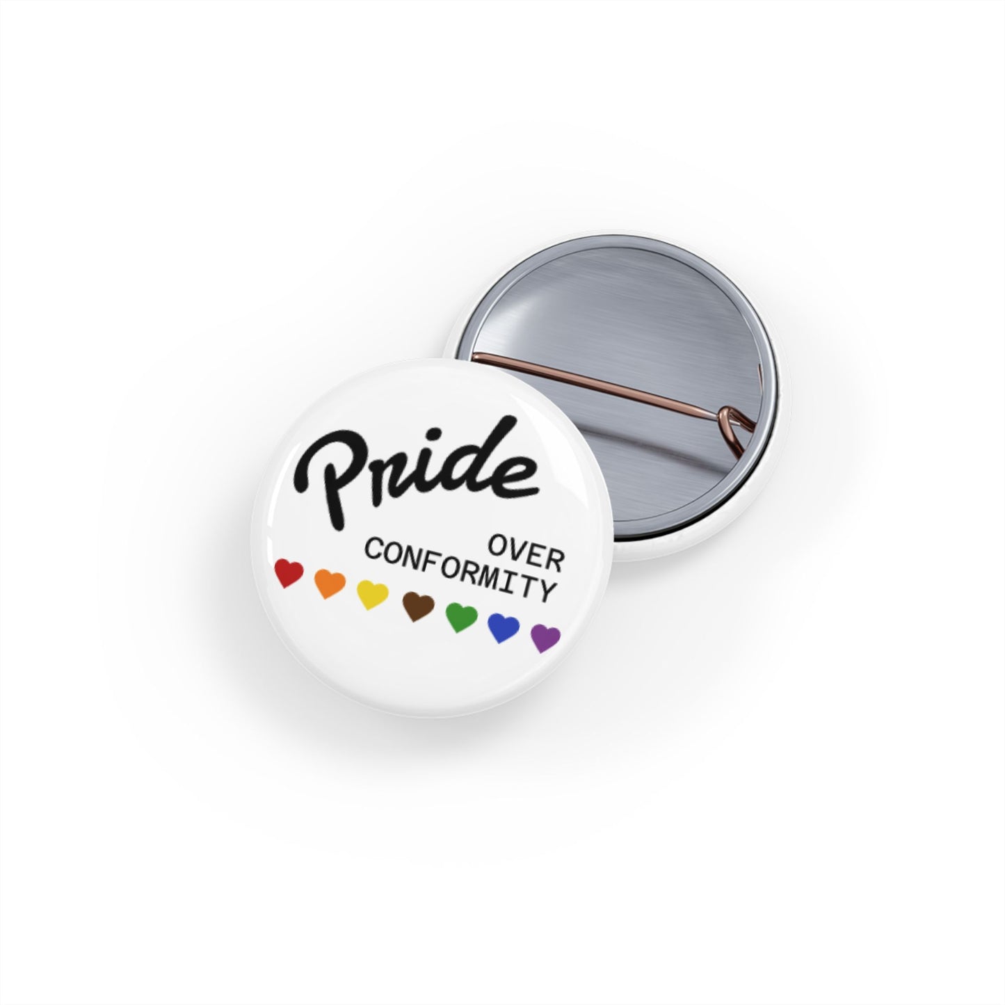 Pride Over Conformity — Round Pin