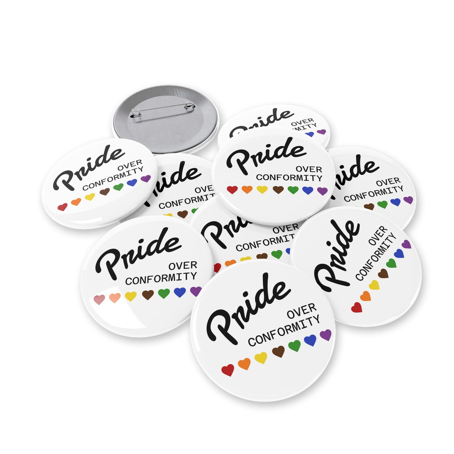 Pride Over Conformity — Round Pin