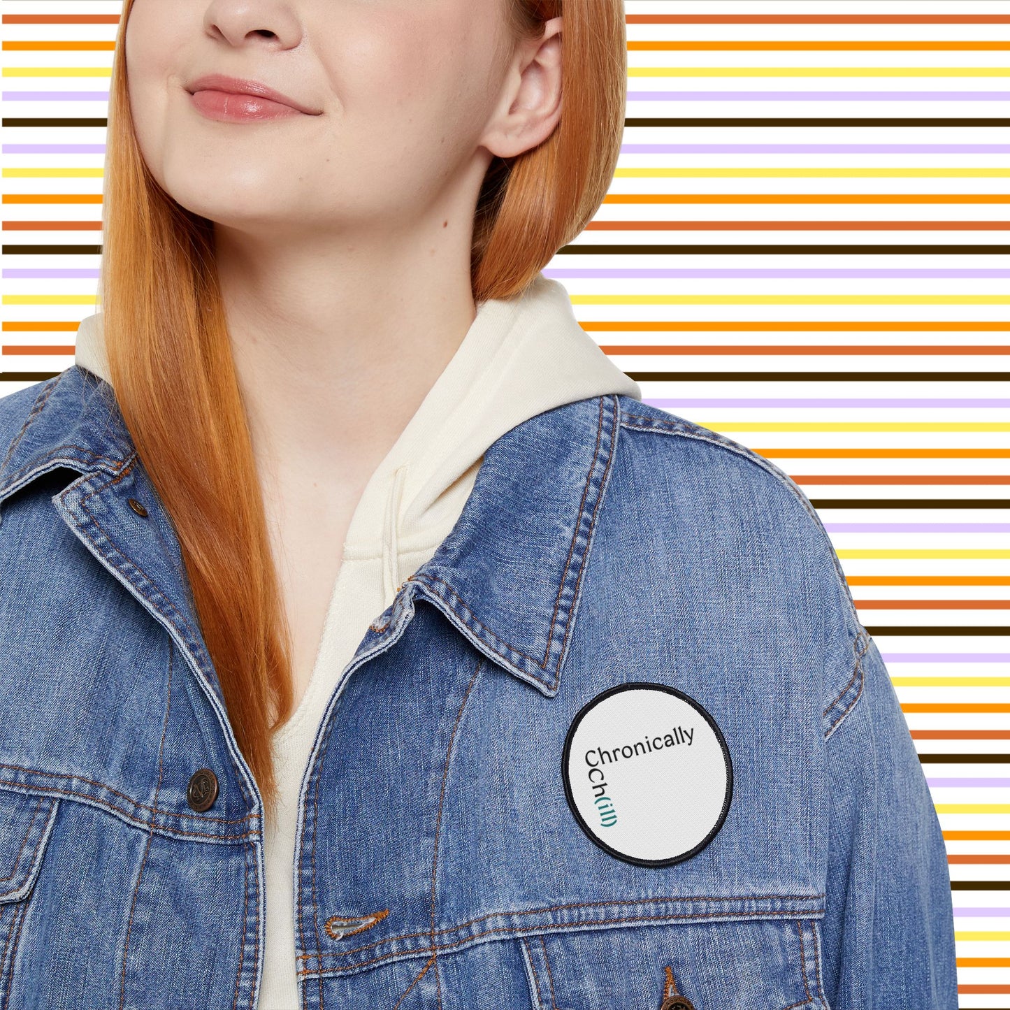 Chronically Ch(ill) - Iron-On Patch