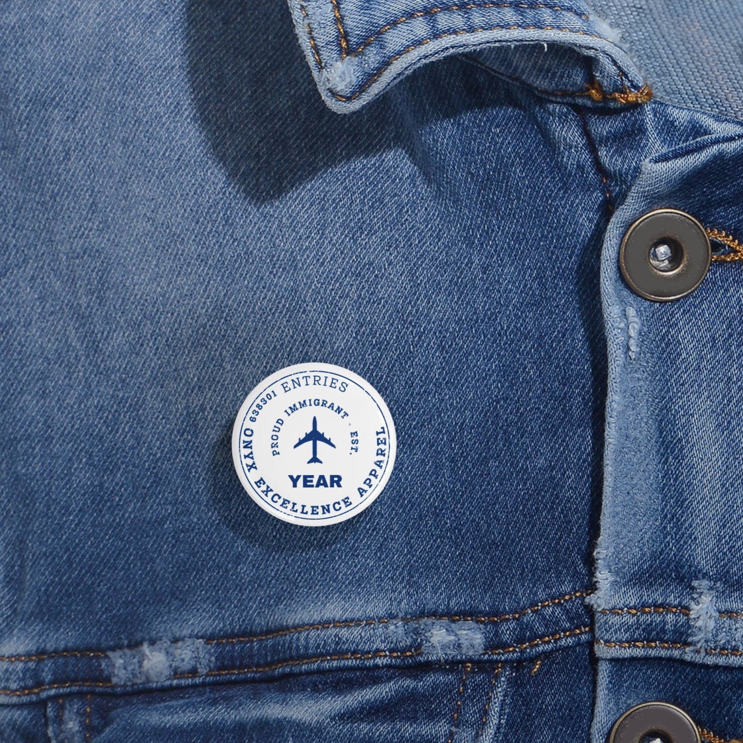 Proud Immigrant - Round Pin