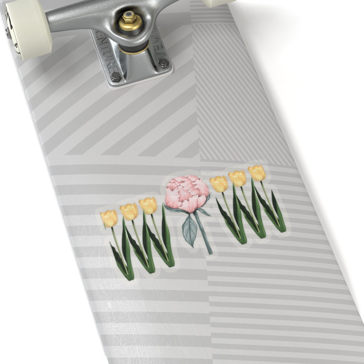A Peony In A Tulip Garden — Stickers
