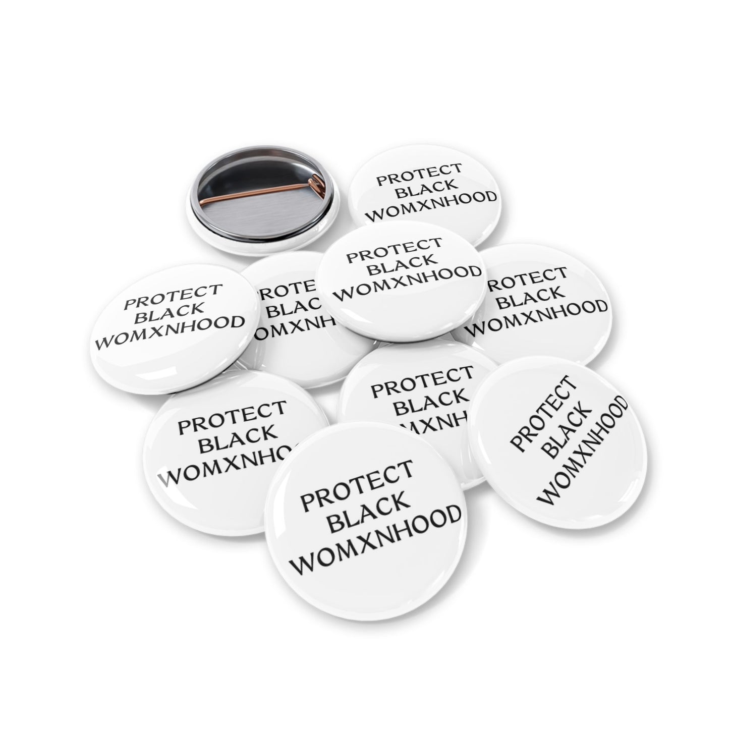 Protect Black Womxnhood - Round Pin