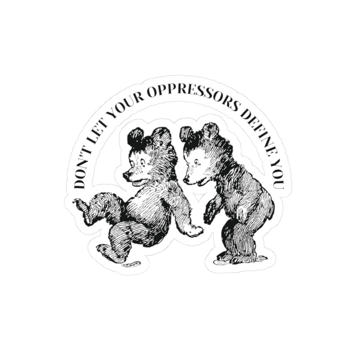 Cautious Care Bears - Stickers