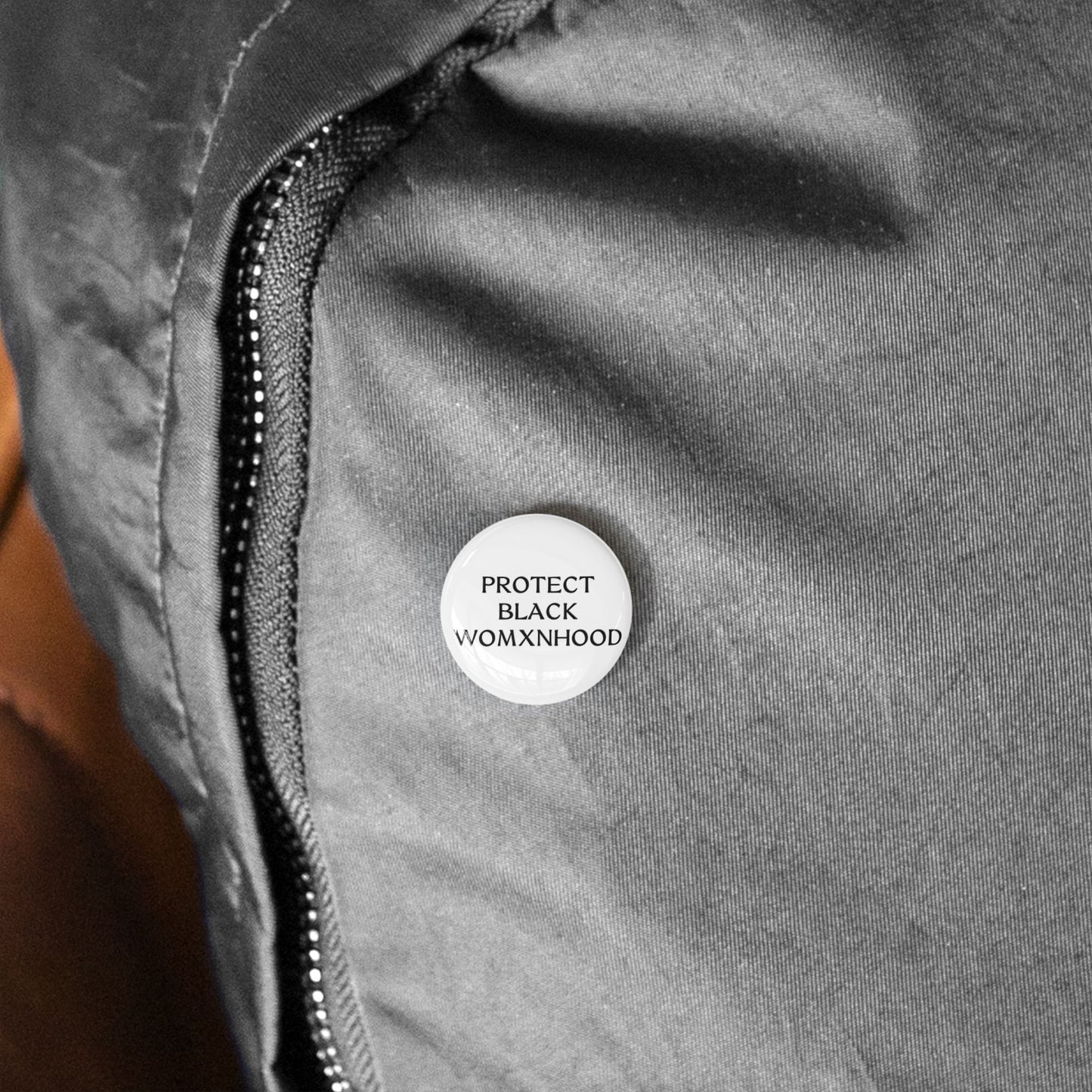 Protect Black Womxnhood - Round Pin
