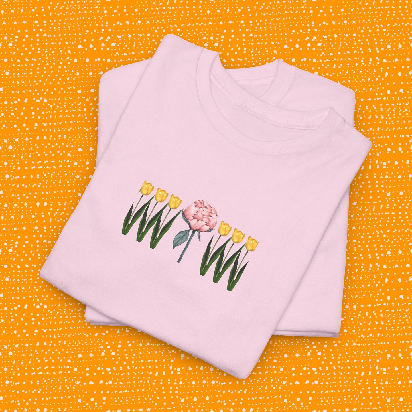 A Peony In A Tulip Garden - Tee