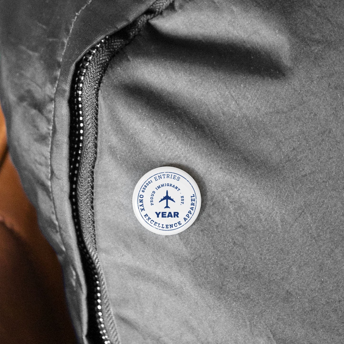 Proud Immigrant - Round Pin